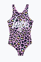 HYPE DISCO LEOPARD KIDS SWIMSUIT