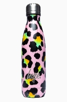 HYPE DISCO LEOPARD METAL WATER BOTTLE - 500ML