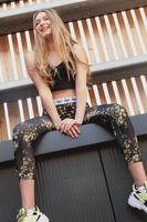 Hype Ditsy Floral Kids Leggings Size 3/4Y