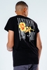 Hype Drowed Rose Kids Black T-Shirt Size 3/4Y