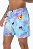 Hype Fairy Cats Mens Swim Multi Shorts Size Medium