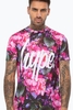 Hype Flower Bed Mens Pink T-Shirt Size Small