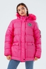 HYPE FUSCHIA KIDS EXPLORER JACKET WITH PINK FUR
