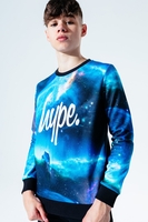 Hype Galactic Boom Kids Crew Neck Size 13