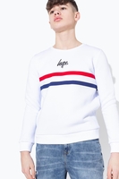 HYPE GB SPORT STRIPE KIDS CREW NECK