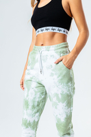 Hype Green Tie Dye Women