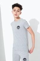 Hype Grey Crest Kids T-Shirt Size 11-12