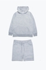 Hype Grey Kids Pullover Hoodie & Shorts Set Size 15Y