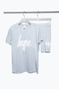 Hype Grey Kids T-Shirt & Cycle Shorts Set Size 15Y