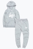 Hype Grey Script Kids Hoodie & Jogger Set Size 11/12Y