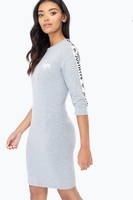 Hype Grey Tape Womens Midi Dress Size 8
