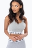 Hype Grey Taped Womens Bralet Size 10