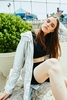 Hype Holo Womens Grey Parka Jacket Size 6