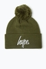 Hype Khaki Bobble Beanie