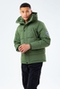HYPE KHAKI HOOD KIDS PUFFER JACKET