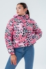 HYPE LEOPARD CAMO KIDS CROPPED PUFFER JACKET