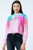 HYPE MINT DRIPS KIDS CROP CREW NECK