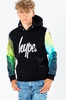 HYPE MULTI DRIP SLEEVE KIDS PULLOVER HOODIE