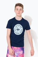 Hype Navy Cog Logo Kids T-Shirt Size 7-8