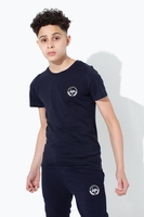Hype Navy Crest Kids T-Shirt Size 9-10