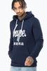 Hype Navy East Script Mens Pullover Hoodie Size Large