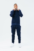 HYPE NAVY SCRIBBLE ZIP MEN