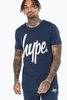Hype Navy Script Mens T-Shirt Size Medium