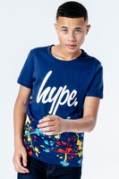 HYPE NAVY SPLAT KIDS T-SHIRT