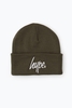 Hype Olive Script Beanie