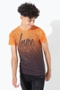 Hype Orange Speckle Fade Kids Orange/black T-Shirt Size 3/4Y