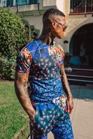 Hype Patchwork Mens Multi T-Shirt Size Medium