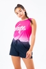 HYPE PINK & BLACK FADE KIDS PLAYSUIT