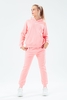 HYPE PINK MINI SCRIPT KIDS TRACKSUIT SET