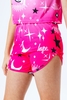 HYPE PINK MYSTIC AOP KIDS RUNNER SHORTS