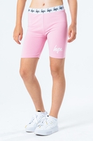 HYPE PINK SCRIPT KIDS CYCLING SHORTS
