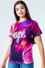 Hype Pink Spacey Kids Multi T-Shirt Size 9/10Y