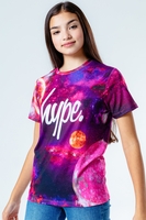 HYPE PINK SPACEY KIDS T-SHIRT