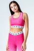 HYPE PINK SPECKLE FADE KIDS BRALET