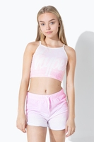 Hype Pink Speckle Fade Kids Cami Top Size 15Y