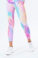 HYPE PINK STROBE KIDS LEGGINGS