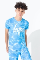 Hype Pool Kids Blue T-Shirt Size 3/4Y