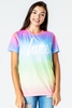 Hype Rainbow Gradient Kids Multi T-Shirt Size 3/4Y