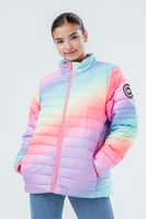 HYPE RAINBOW KIDS PUFFER JACKET