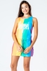 Hype Rainbow Stripe Kids Playsuit Size 16Y