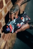 Hype Red Marble Multi Pencil Case