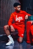 Hype Red Script Kids Pullover Hoodie Size 11/12Y
