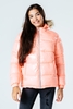 Hype Rose Gold Gloss Kids Puffer Jacket Size 16Y