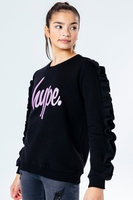 HYPE RUFFLE SLEEVE KIDS CREW NECK