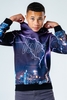 Hype Skyline Kids Multi Pullover Hoodie Size 14Y