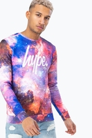 Hype Space Storm Mens Crew Neck Size Small
